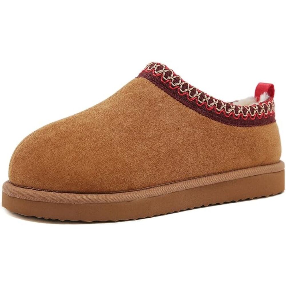 Fur Fleece Winter Home Shoes Slippers, Size 7.5, SL3-184S001
